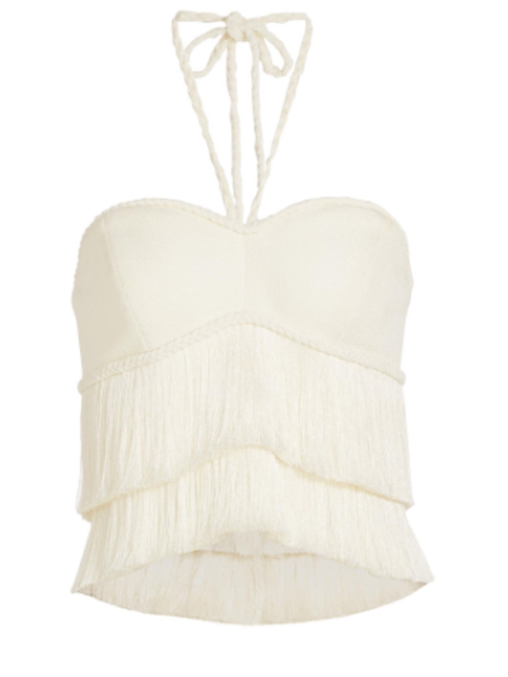 PatBO Fringe Halterneck Tank and Skirt
